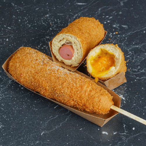 Tokkebi saucisse/cheddar