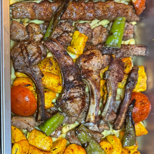 Mix grill kebab