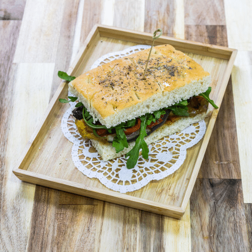Focaccia brood vegie