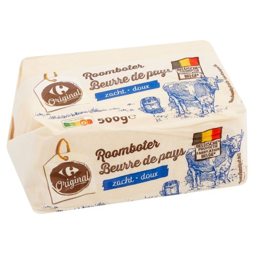 Carrefour Original Beurre de Pays Doux 500 g