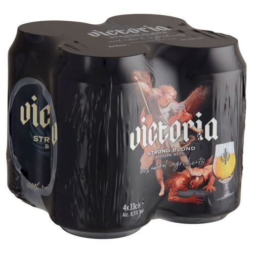 Victoria Strong Blond Belgian Beer Canettes 4 x 33 cl