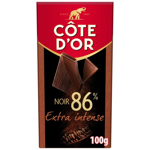 Côte d''Or Intense Tablette Chocolat Noir 86% 100g