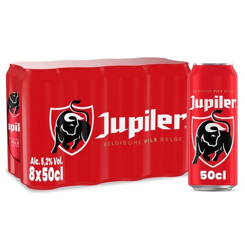 Jupiler Pils Belge Bière Canettes 8 x 50 cl