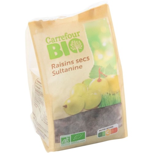 Carrefour Bio Raisins Secs Sultanines 200 g