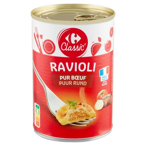 Carrefour Classic'' Ravioli Pur Buf 400 g