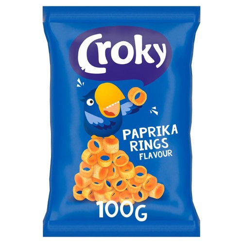 Croky Paprika Rings Flavour 100 g