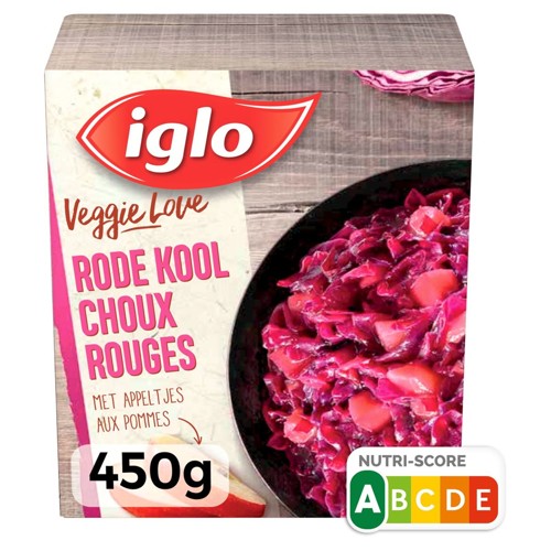 Iglo Veggie Love Choux Rouges aux Pommes 450 g