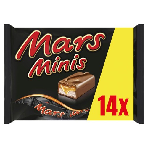 Mars Minis barres de chocolat au lait 275g