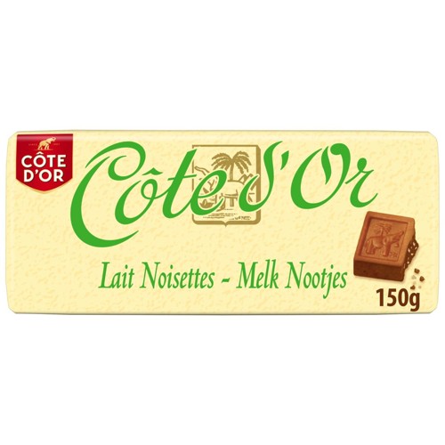 Côte d''Or Tablette Chocolat Au Lait Noisettes 150g