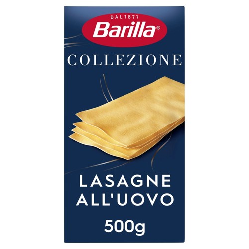 Barilla Pâtes Lasagne all''Uovo Collezione 500g
