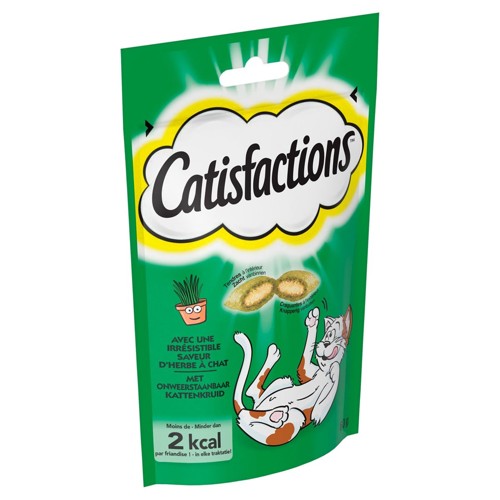 Catisfactions Herbe à Chat 60g Snack pour Chat