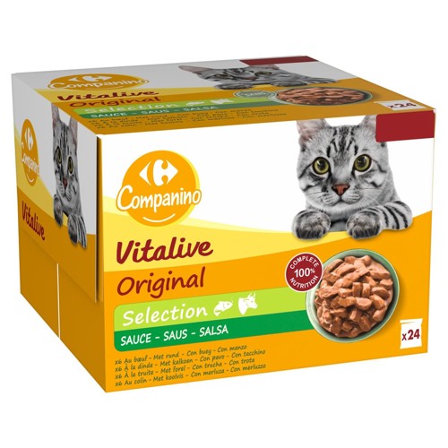 Carrefour Companino Vitalive Original Selection Sauce 24 x 100 g