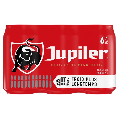 Jupiler Pils Belge Bière Boîtes 6 x 33 cl