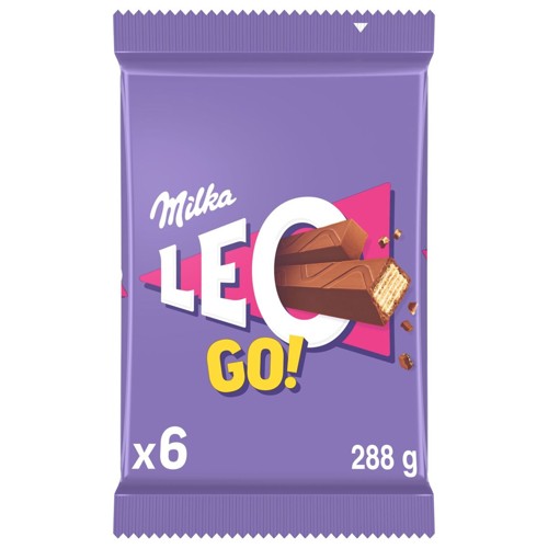 Milka LEO GO Gaufrettes Chocolat 288g