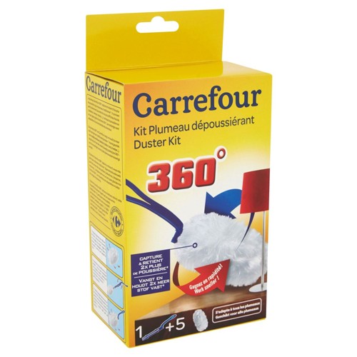 Carrefour Kit Plumeau dépoussiérant 360°