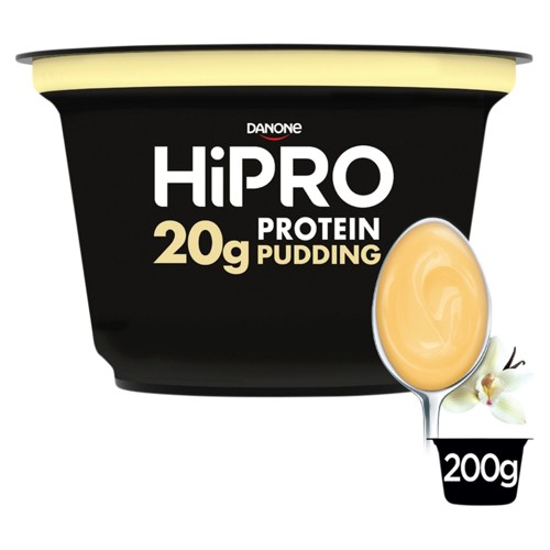 DANONE HIPRO 20g Proteines Pudding - Saveur Vanille - 0% m.g.  200g