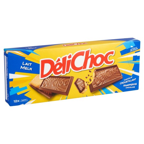 Délichoc Chocolat Croustillant Lait 12 Pièces 150 g