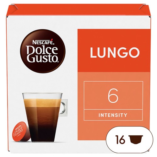 NESCAFÉ Dolce Gusto, Café Lungo, 16 capsules, 89.6 gr
