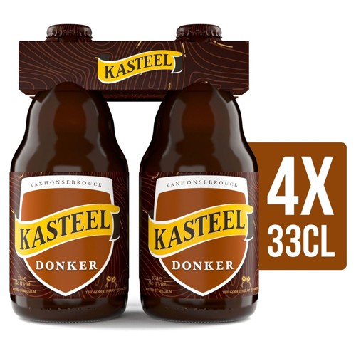 Kasteel Donker Bouteilles 4 x 33 cl