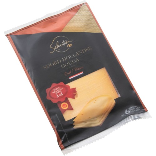 Carrefour Selection Noord-Hollandse Gouda Vieux tranches 200 g