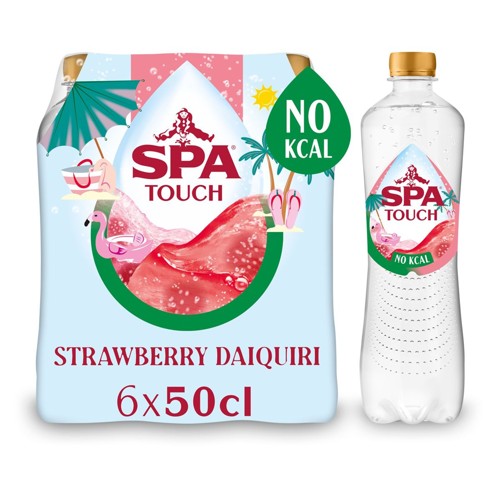 Spa Touch Pétillant Goût Strawberry Daiquiri Sans Alcool 6 x 50 cl