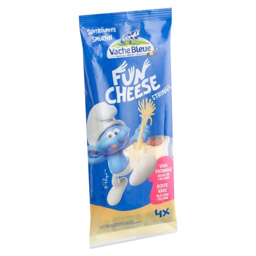Vache Bleue Les Schtroumpfs Fun Cheese Strings Mozzarella 4 x 21 g