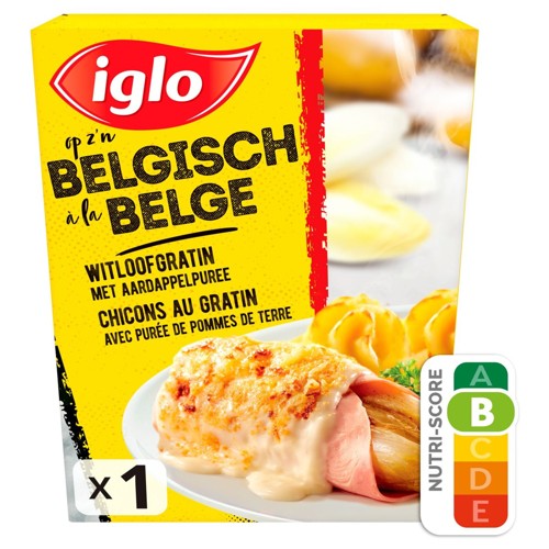 Iglo Chicons au gratin à la purée de pommes de terre 1 portion 450 g