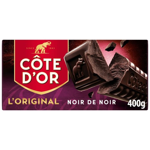 Côte d''Or L''Original Tablette Chocolat Noir De Noir 400g