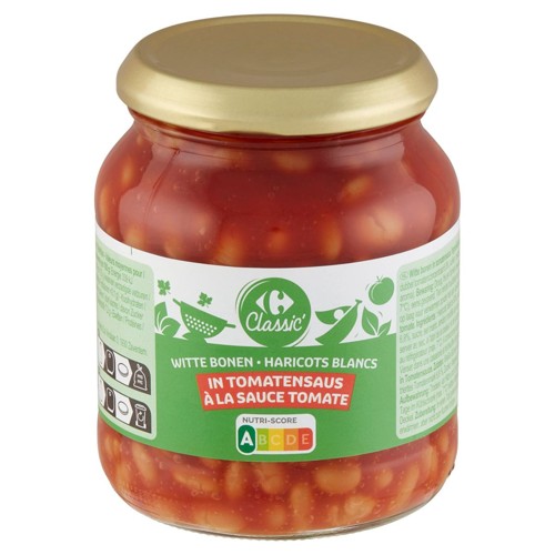 Carrefour Classic'' Haricots Blancs à la Sauce Tomate 360 g