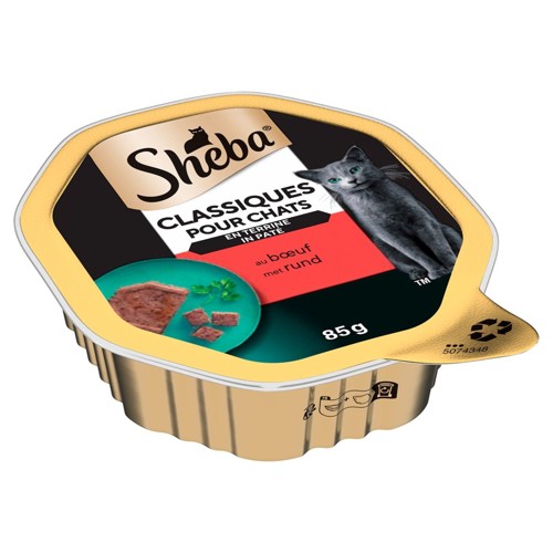 Sheba Classiques pour Chats en Terrine au Buf 85 g