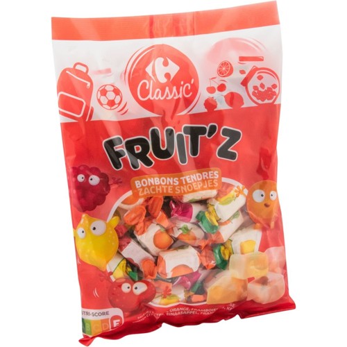 Carrefour Classic'' Fruit''z Bonbons Tendres 500 g