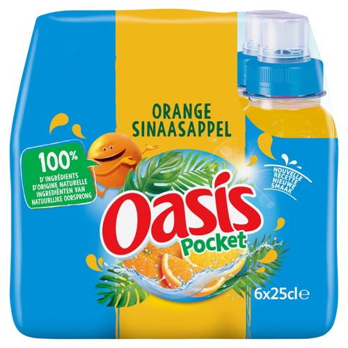 Oasis Mini Orange 6 x 25 cl