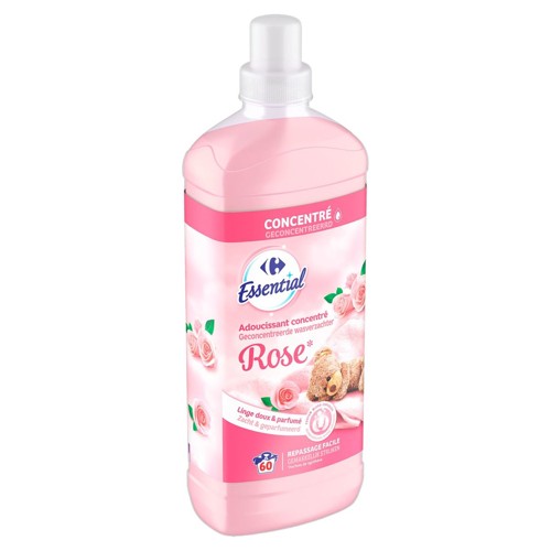 Carrefour Essential Adoucissant Rose 1.5 L 60 Lavages