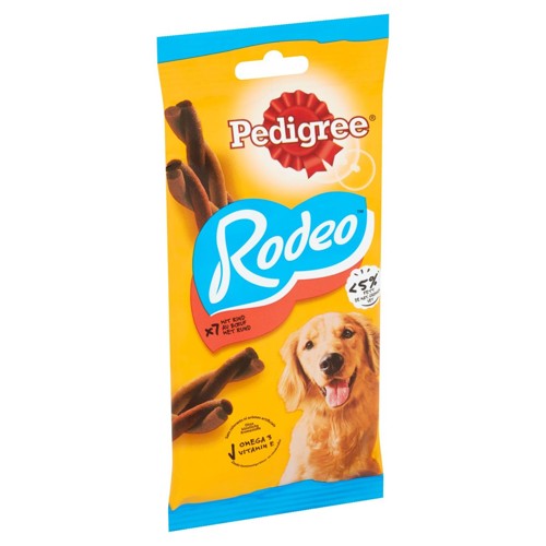 Pedigree Rodeo Boeuf 7 Pièces 123 g Snack pour Chien