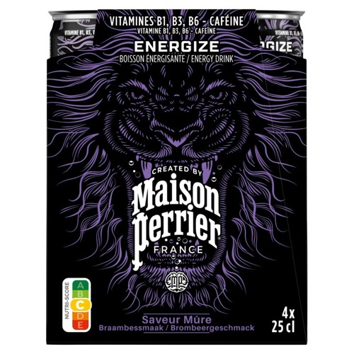 Maison Perrier Energize Mûre 4x25cl