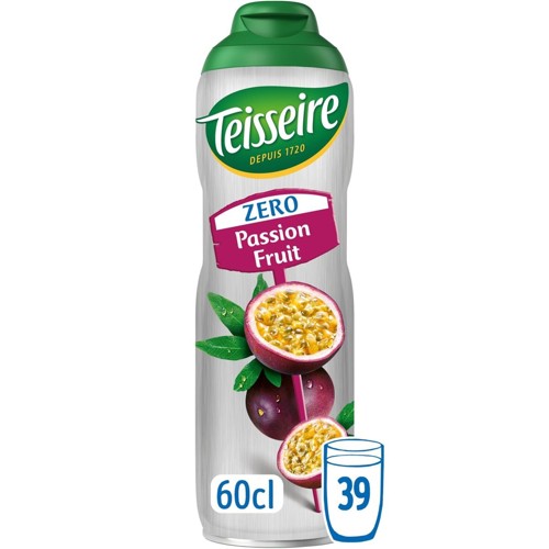 Teisseire zéro sucre, Sirop de Fruits de la Passion 60 cl