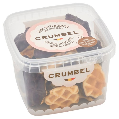 Crumbel Gaufre au Beurre Mini au Chocolat 200 g