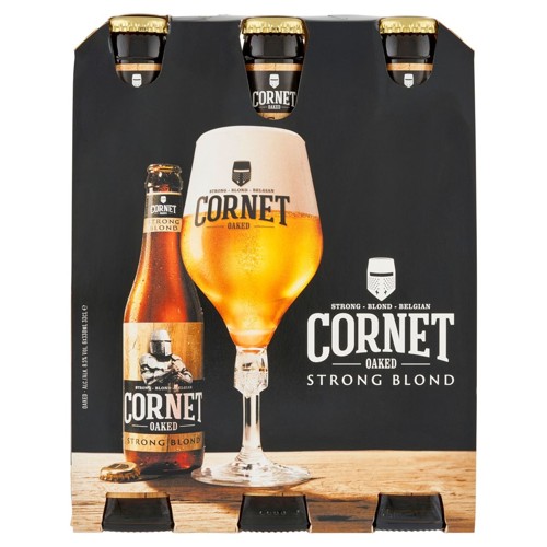 Cornet Oaked Strong Blond Bière Bouteilles 6 x 330 ml