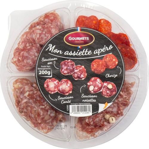 CAR ASSIETTE APERO MIXTE 200G