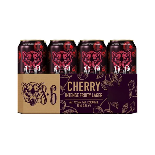 8.6 Cherry 12x500ml