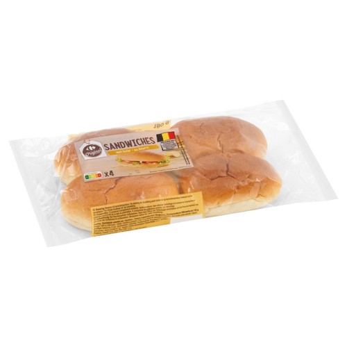 Carrefour Original Sandwiches au Beurre 4 Pièces 180 g