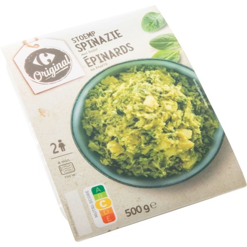 Carrefour Original Stoemp Épinards au Beurre 500 g