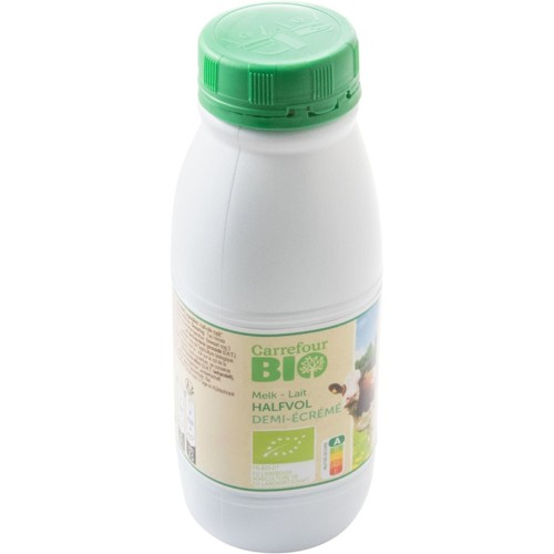 Carrefour Bio Lait Demi-Écrémé 50 cl