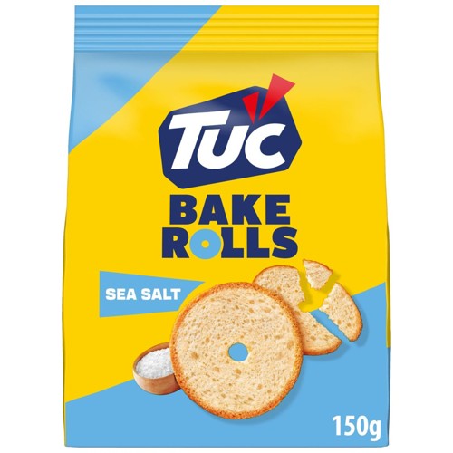 TUC Bake Rolls Crackers Sel de Mer 150g