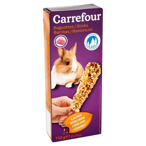 Carrefour Baguettes Lapins 2 x 55 g