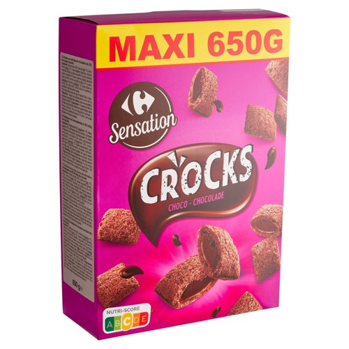 Carrefour Sensation Crocks Choco Maxi 650 g