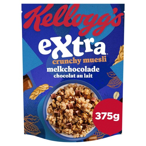 Kellogg''s Extra Crunchy Muesli Chocolat au Lait 375 g