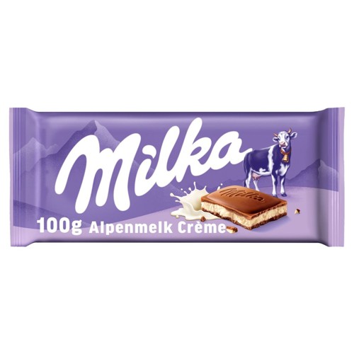 Milka Tablet Melkchocolade Alpenmelkcreme 100g
