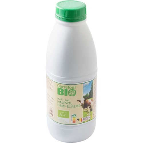 Carrefour Bio Lait Demi-Écrémé 1 L