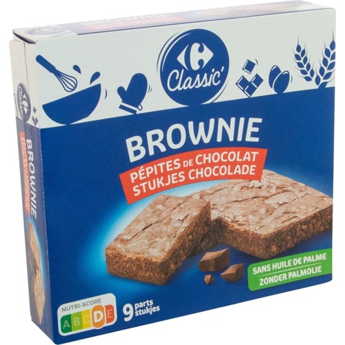 Carrefour Brownie Pépites de Chocolat 285 g